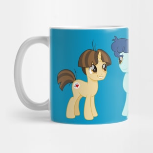 Curly Winds and Wiz Kid ponies Mug